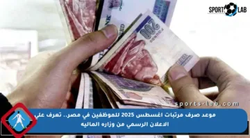 موعد صرف مرتبات أغسطس 2025 للموظفين في مصر.. تعرف على الإعلان الرسمي من وزارة المالية